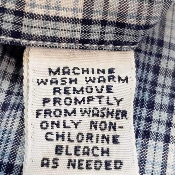 Polo Ralph Lauren Oxford Shirt Men's XL Blue Plaid SS Button Down Bartlett - Picture 4 of 11